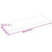 Blat De Baie, 100X40X(2-4) Cm, Lemn Masiv Netratat