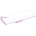 Blat De Baie, 100X40X(2-6) Cm, Lemn Masiv Netratat