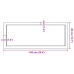 Blat De Baie, 100X40X(2-6) Cm, Lemn Masiv Netratat