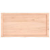 Blat De Baie, 100X50X(2-4) Cm, Lemn Masiv Netratat