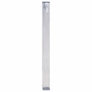 Coloană De Apă De Grădină, 40 Cm, Oțel Inoxidabil, Pătrat