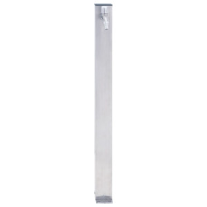 Coloană De Apă De Grădină, 60 Cm, Oțel Inoxidabil, Pătrat