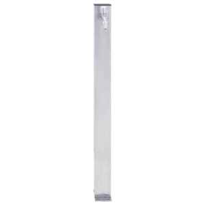 Coloană De Apă De Grădină, 100 Cm, Oțel Inoxidabil, Pătrat