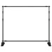 Suporturi Pentru Fundal, 2 Buc., Negru, 254X243 Cm, Oțel