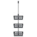 Raft Suspendat Pentru Duș 30X15X(67-105) Cm Aluminiu