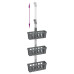 Raft Suspendat Pentru Duș 30X15X(67-105) Cm Aluminiu