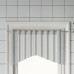 Șine Pentru Perdele 2 Buc, Alb Și Argintiu, 90-130 Cm, Aluminiu