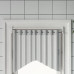 Șine Pentru Perdele 2 Buc, Alb Și Argintiu, 60-105 Cm, Aluminiu