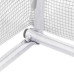 Seră Cu Cadru Din Oțel, Alb, 110 M², 22X5X2,3 M