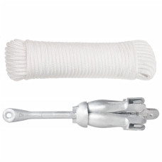 Ancoră Pliabilă Cu Funie, 4 Kg, Fontă Galvanizată La Cald