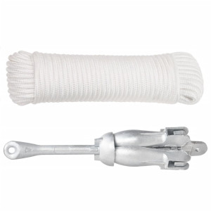 Ancoră Pliabilă Cu Funie, 4 Kg, Fontă Galvanizată La Cald