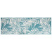 Covor De Exterior, Acvamarin/Alb, 80X250 Cm, Design Reversibil
