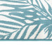 Covor De Exterior, Acvamarin/Alb, 80X250 Cm, Design Reversibil