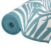 Covor De Exterior, Acvamarin/Alb, 80X250 Cm, Design Reversibil