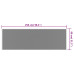 Covor De Exterior, Acvamarin/Alb, 80X250 Cm, Design Reversibil
