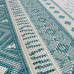 Covor De Exterior, Acvamarin/Alb, 80X150 Cm, Design Reversibil