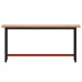 Banc De Lucru 180X55X81,5 Cm, Lemn Masiv De Fag Și Metal