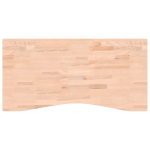 Blat De Birou, 100X(45-50)X2,5 Cm, Lemn Masiv De Fag