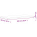 Blat De Birou, 100X(45-50)X2,5 Cm, Lemn Masiv De Fag