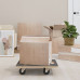 Cărucioare Transport 2 Buc Dreptunghiulare 50X35X11,5 Cm 250 Kg