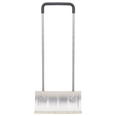 Lopată De Zăpadă Mâner Extensibil Argintiu 61 Cm Lamă Din Oțel