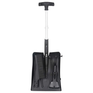 Kit De Lopată Pentru Zăpadă 3 În 1, Negru, Aluminiu
