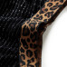 Fusta De Copii Cu Talie Tip Leopard, Negru, 128