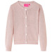 Cardigan Pentru Copii Tricotat, Roz Deschis, 104