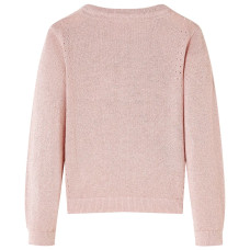 Cardigan Pentru Copii Tricotat, Roz Deschis, 104