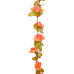 Ghirlande De Flori De Crăciun, 6 Buc., Portocaliu, 250 Cm