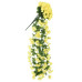 Ghirlande De Flori De Crăciun, 3 Buc., Galben, 85 Cm