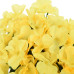 Ghirlande De Flori De Crăciun, 3 Buc., Galben, 85 Cm