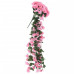 Ghirlande De Flori De Crăciun, 3 Buc., Roz, 85 Cm