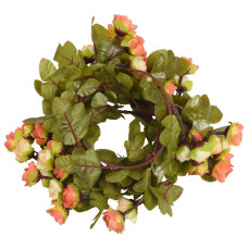 Ghirlande De Flori De Crăciun, 6 Buc., Roșu Apus Soare, 215 Cm