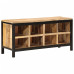 Bancă De Pantofi 110X35X51 Cm Lemn Masiv De Mango Brut