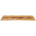 Blat Birou Cu Decupaj Curbat 100X80X2,5Cm Lemn Masiv Mango Brut