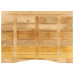 Blat Birou Cu Decupaj Curbat 100X80X2,5Cm Lemn Masiv Mango Brut