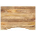 Blat Birou Cu Decupaj Curbat 100X50X2,5Cm Lemn Masiv Mango Brut