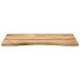 Blat Birou Cu Decupaj Curbat 100X60X2,5 Cm Lemn Masiv Mango