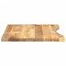 Blat Birou Cu Decupaj Curbat 100X60X2,5 Cm Lemn Masiv Mango
