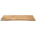 Blat Birou Cu Decupaj Curbat 100X80X2,5Cm Lemn Masiv Mango Brut