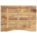 Blat Birou Cu Decupaj Curbat 100X80X2,5Cm Lemn Masiv Mango Brut