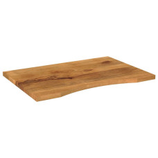 Blat Birou Cu Decupaj Curbat 100X50X2,5Cm Lemn Masiv Mango Brut