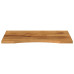 Blat Birou Cu Decupaj Curbat 100X50X2,5Cm Lemn Masiv Mango Brut