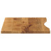 Blat Birou Cu Decupaj Curbat 100X50X2,5Cm Lemn Masiv Mango Brut