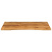 Blat Birou Cu Decupaj Curbat 100X80X2,5Cm Lemn Masiv Mango Brut