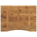 Blat Birou Cu Decupaj Curbat 100X80X2,5Cm Lemn Masiv Mango Brut