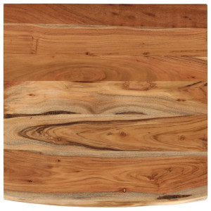 Blat Birou 80X80X2,5 Cm, Pătrat, Lemn Masiv Acacia Margine Vie
