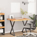 Blat Birou 100X80X2,5 Cm Dreptunghiular Lemn Acacia Margine Vie