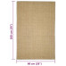 Covor Din Sisal Pentru Stâlp De Zgâriat, 66X100 Cm